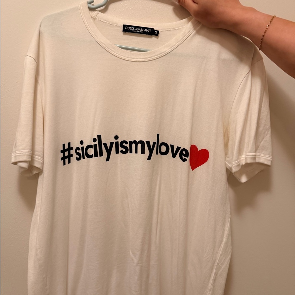 Dolce & Gabbana Cream T-Shirt